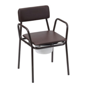 commode stackable chair blue background